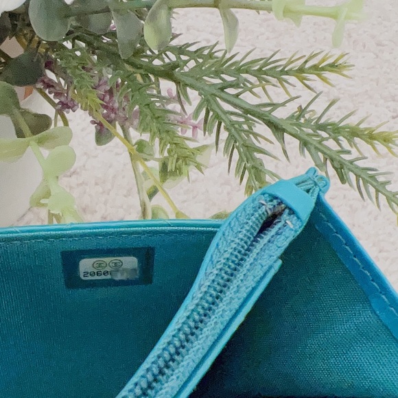 Chanel Boy Wallet on Chain Turquoise Patent WOC - Picture 12 of 13